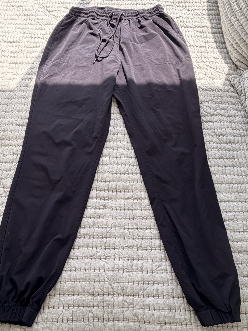TNA Black Gathered Waist Joggers